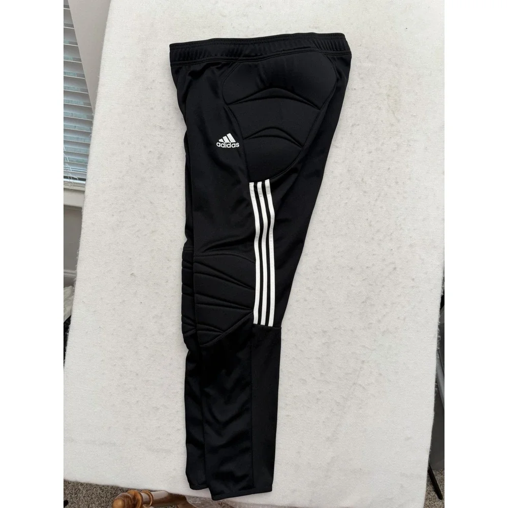 Adidas Goalkeeper Pants Men's XL Black Padded Soccer Goalie Aeroready
